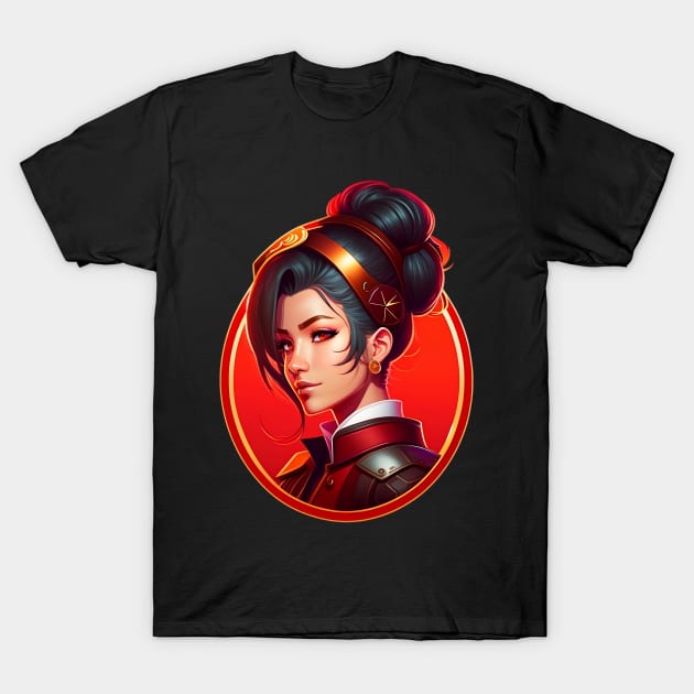 Beautiful steampunk anime girl T-Shirt by AniMilan Design